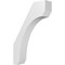 Ekena Millwork 4-in. W x 16-in. D x 24-in. H Legacy Architectural Grade PVC Knee Brace BRCP04X16X24LEC - alternate 1